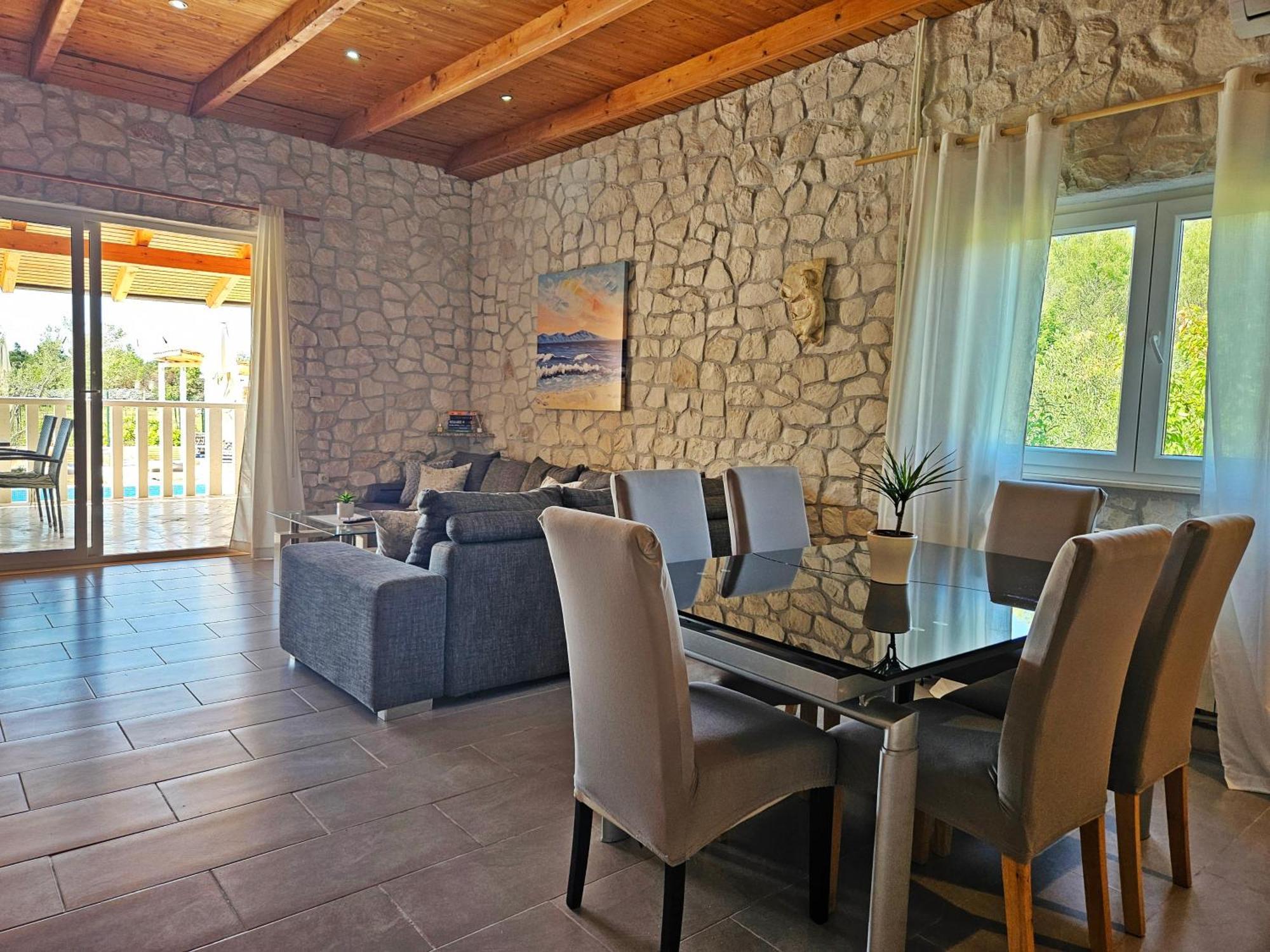 Flamingo - House With Private Pool Villa Gornji Seget Eksteriør billede